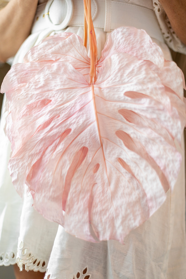Preserved Pink Monstera Leaves - LUXE B PAMPAS GRASS (5525785870502)